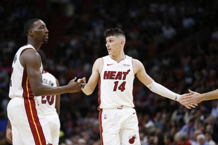 Bam Adebayo Tyler Herro Heat Lakers Bam Adebayo Tyler Herro Heat Lakers